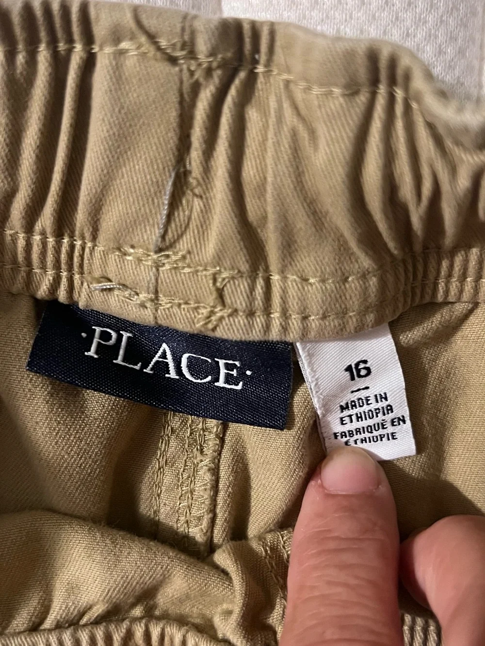 Boys Khaki Cargos